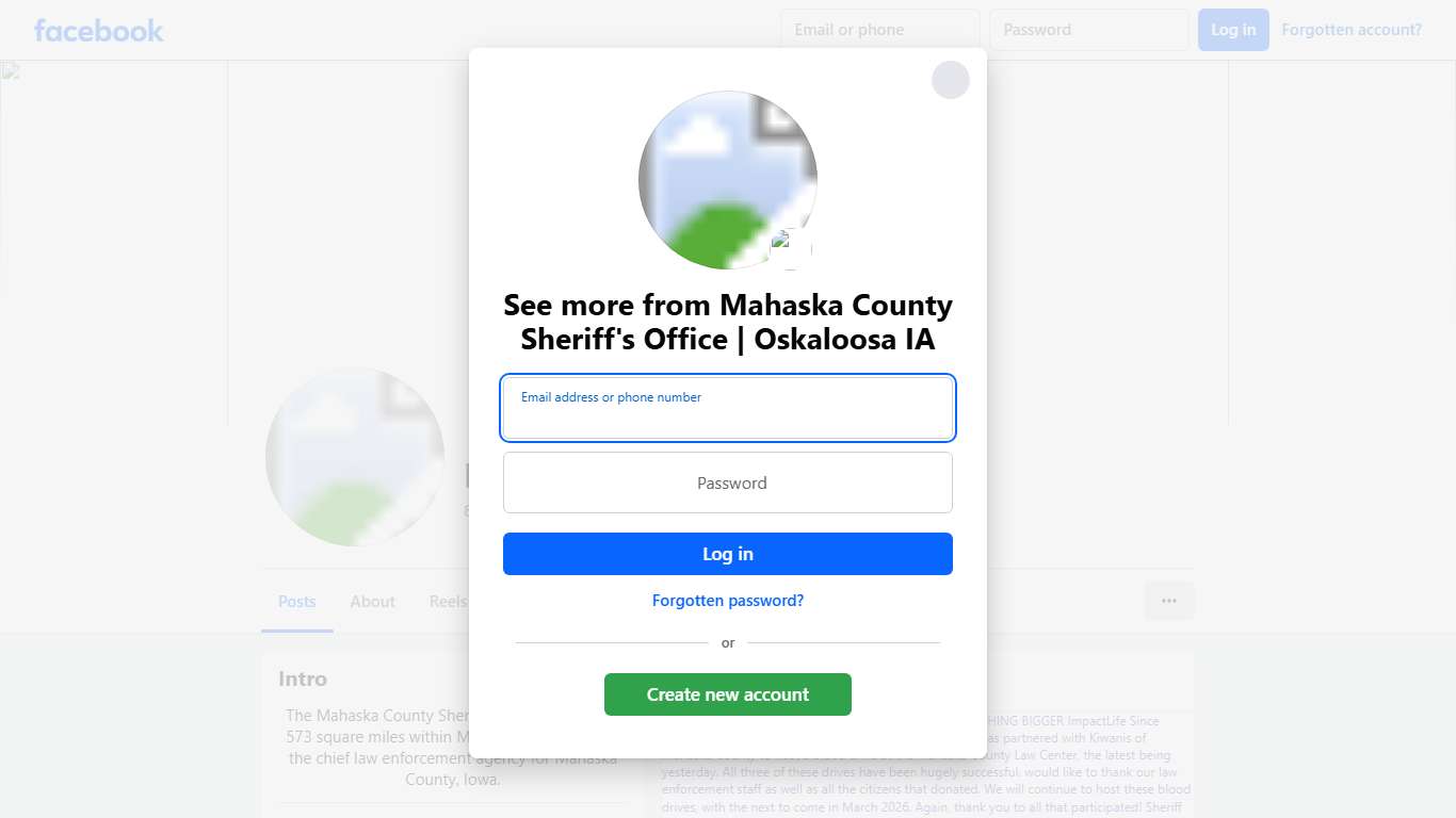 Mahaska County Sheriff's Office Oskaloosa IA Facebook